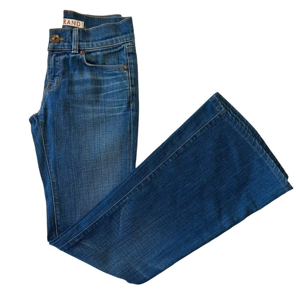 J Brand Mid Rise Dark Wash Flare Jeans Size 25